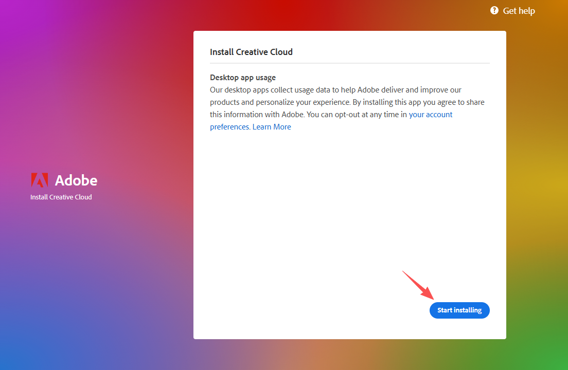 Install wizard