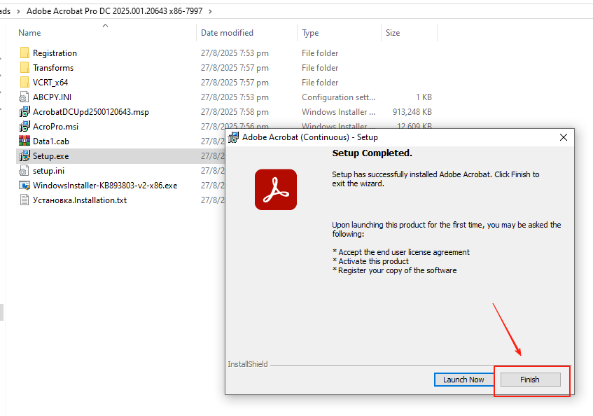 Installer options